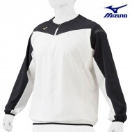 미즈노 MIZUNO 프로 트레이닝 자켓 7701 흰색 야구자켓 바람막이 긴팔