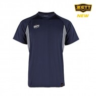 [단체시 로고/배번 마킹] 제트 ZETT 하계티셔츠 BOTK-382 (곤색) 야구하계티 단체티 단체복
