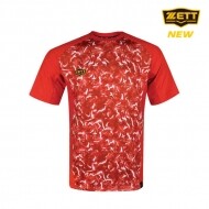 [단체시 로고/배번 마킹] 제트 ZETT 하계티셔츠 BOTK-670 (빨강) 야구하계티 단체티 단체복